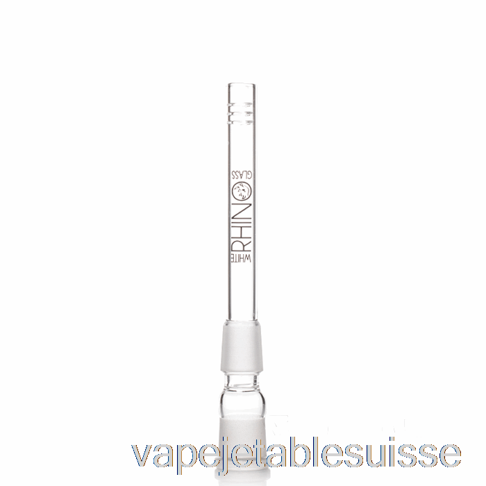 Vape Suisse Rhinocéros Blanc 19/19 Tige En Verre 5 Pouces